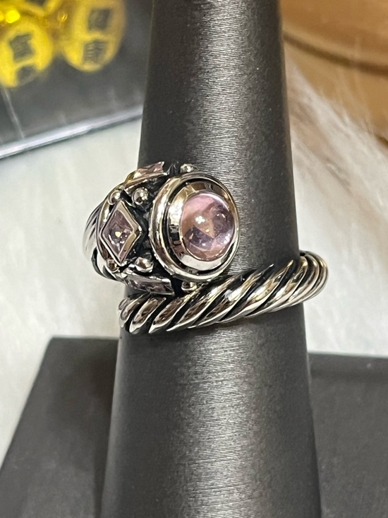 Jewelry - Pink Cable Wrap Around Ring